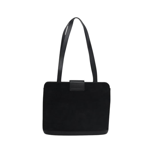 Celine Vintage Suede, Black, Suede, Shoulder Bag