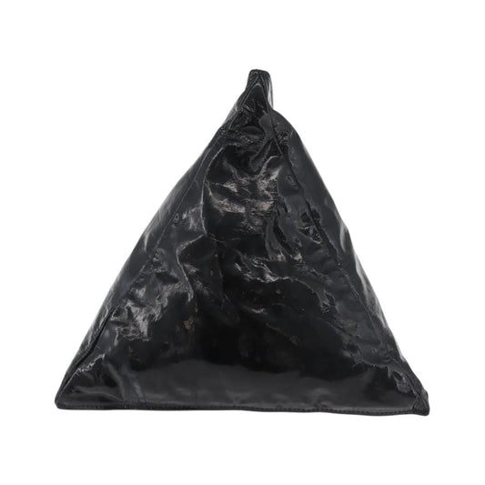 Chanel Bon Bon Pyramid Wristlet Patent, Black, Patent Leather, Shoulder Bag