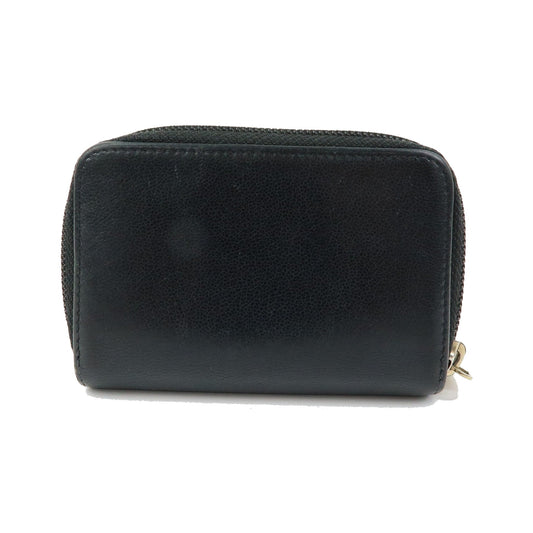Chanel Timeless CC Zipped Calfskin, Black, Leather, Wallet