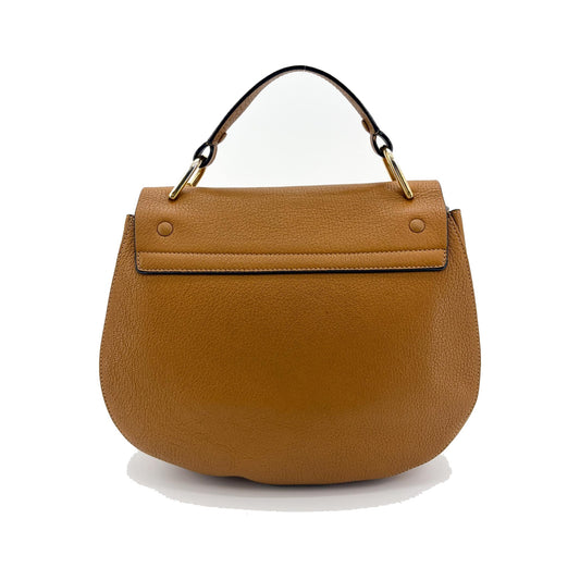 Chloe Drew Leather, Brown, Leather, Crossbody Bag