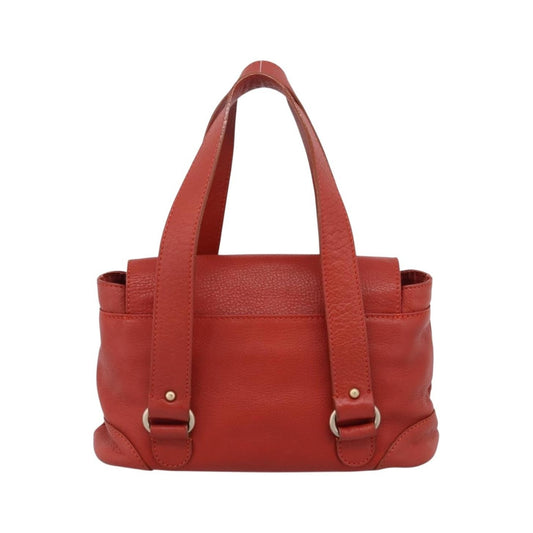 Chloe Handbag Leather, Red, Leather, Handbag