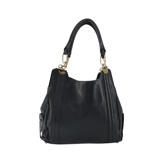 Chloe Irène Leather, Black, Leather, Tote Bag