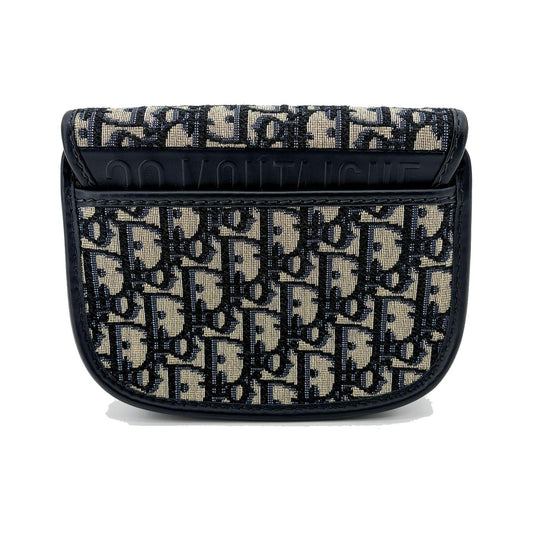 Christian Dior Bobby Flap Oblique Canvas, Beige, Canvas, Handbag