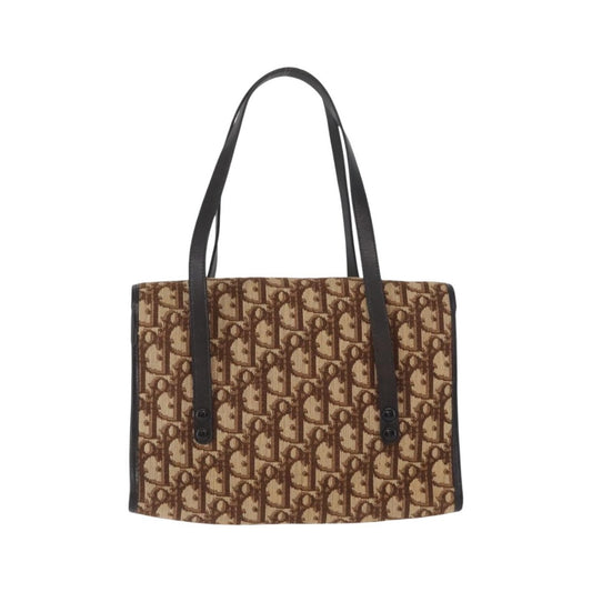 Christian Dior Trotter Canvas, Beige, Canvas, Shoulder Bag