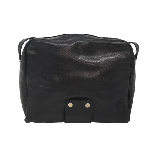 Christian Dior Vintage Leather, Black, Leather, Shoulder Bag
