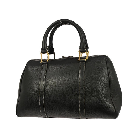Christian Dior Vintage Leather, Black, Leather, Handbag