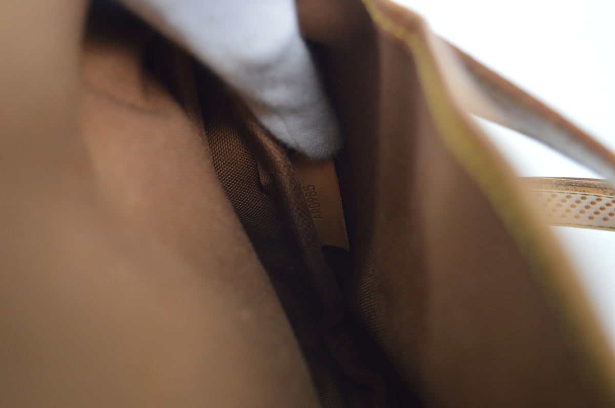 Louis Vuitton Saumur Monogram Canvas, Brown, Canvas, Handbag