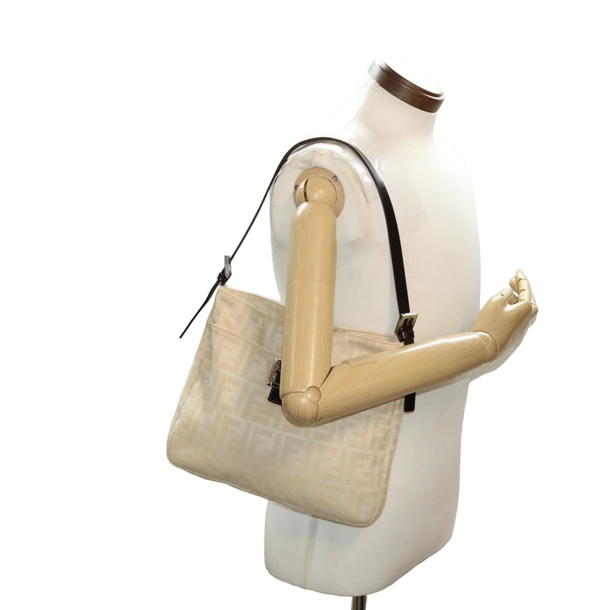 FENDI Zucca Canvas Mamma Baguette