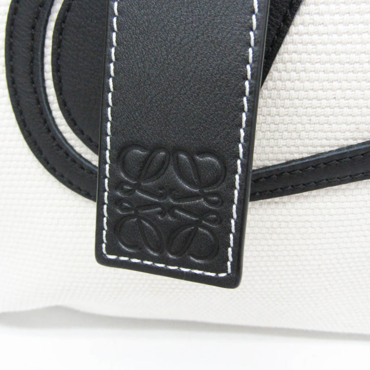 Loewe Paula's Ibiza Tote Canvas with Applique, Beige, Canvas, Tote Bag