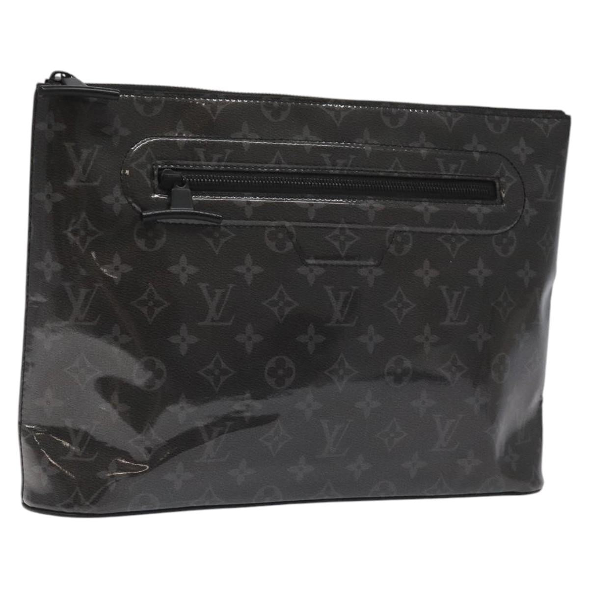Louis Vuitton Pochette Cosmos Limited Edition Monogram Glaze Canvas, Black, Canvas, Clutch