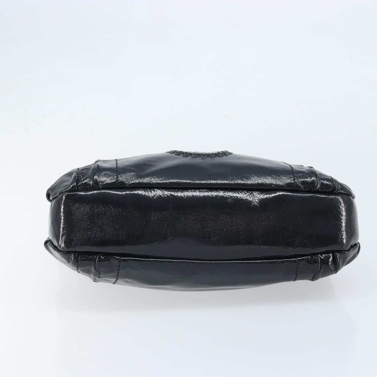 Salvatore Ferragamo Gancini Handle Tote Leather, Black, Leather, Handbag