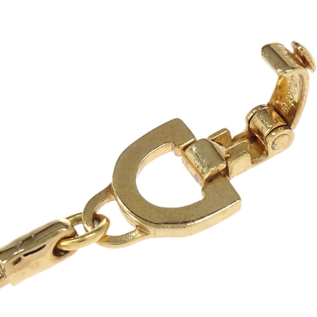 Christian Dior CD Logo Metal, Gold, Gold Plated, Bracelet