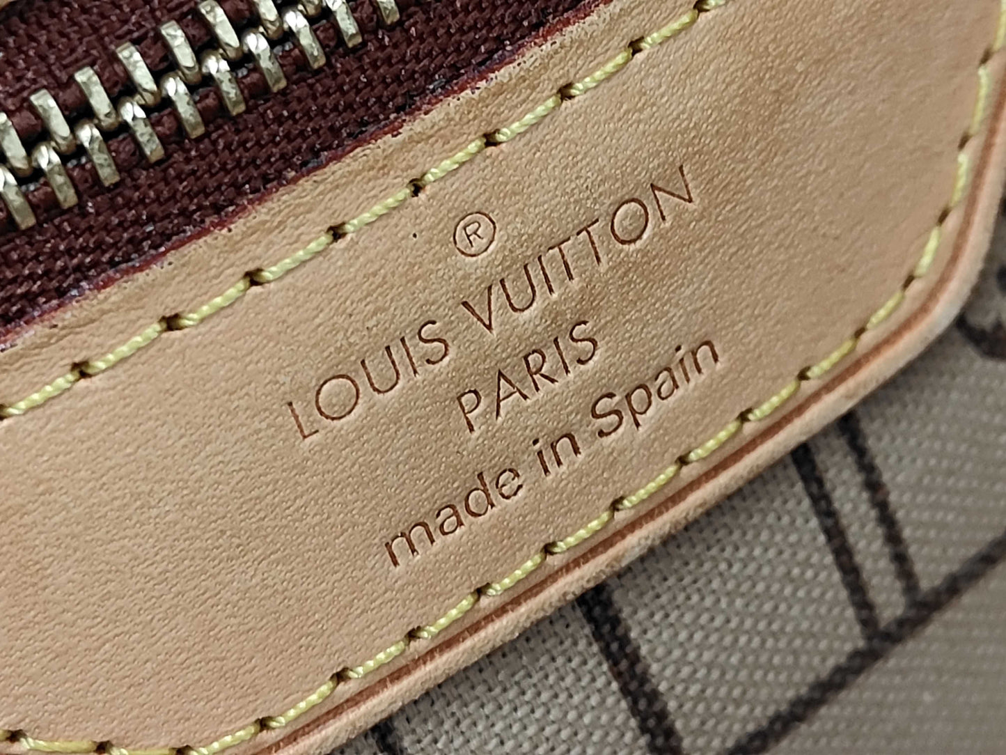 Louis Vuitton Neverfull Monogram, Brown, Canvas, Tote Bag