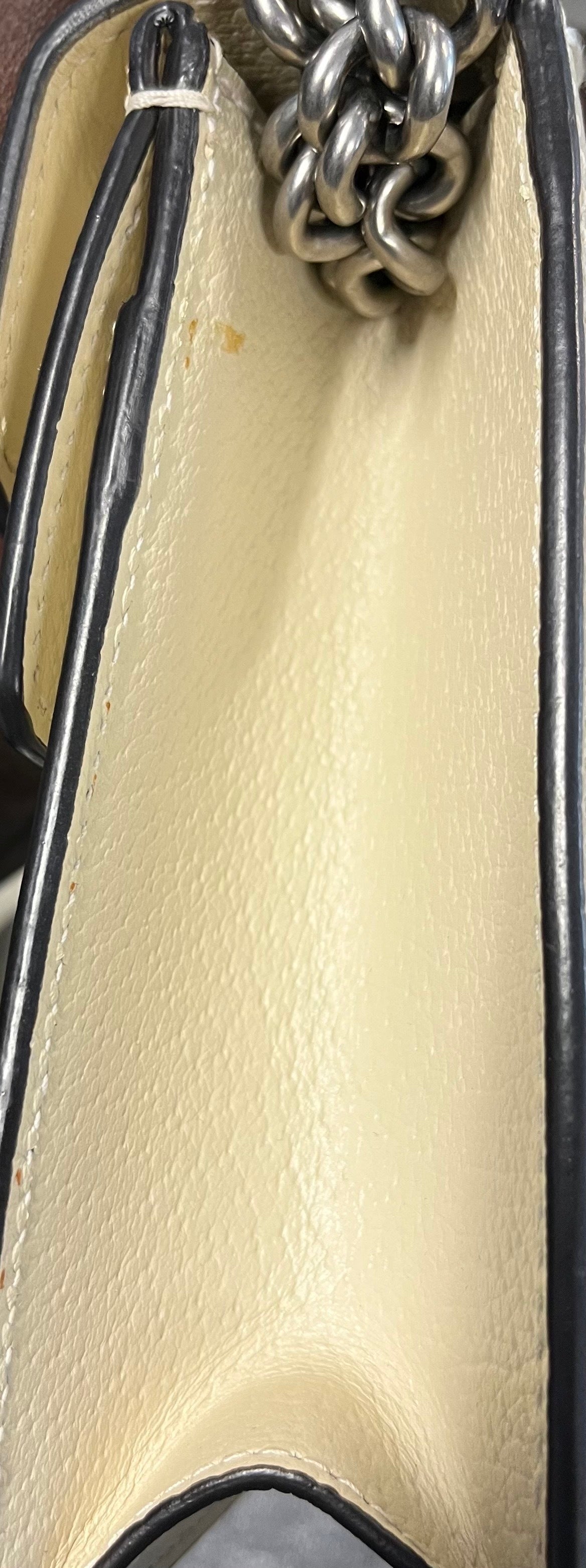 Gucci Dionysus Leather, Beige, Leather, Handbag