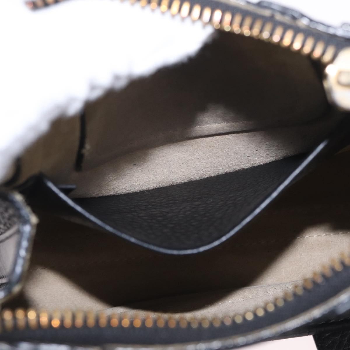 Chloe Hayley Hobo Leather, Black, Leather, Shoulder Bag