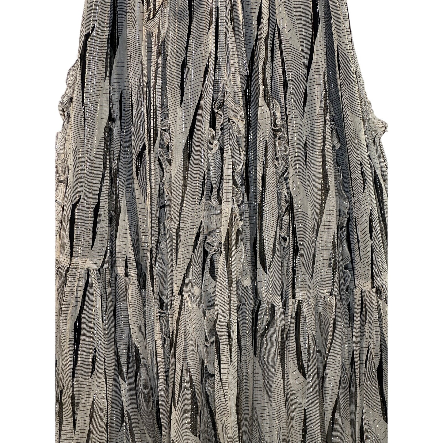 ANNA SUI Metallic Silk Blend Dress