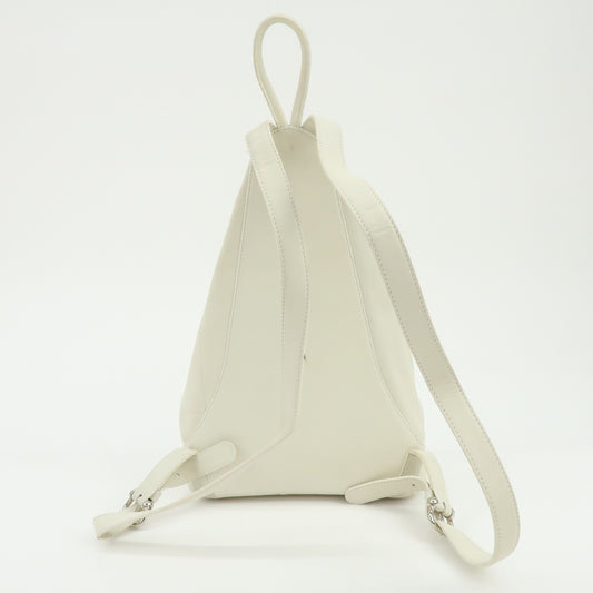 Loewe Anton Sling Leather, White, Leather, Handbag