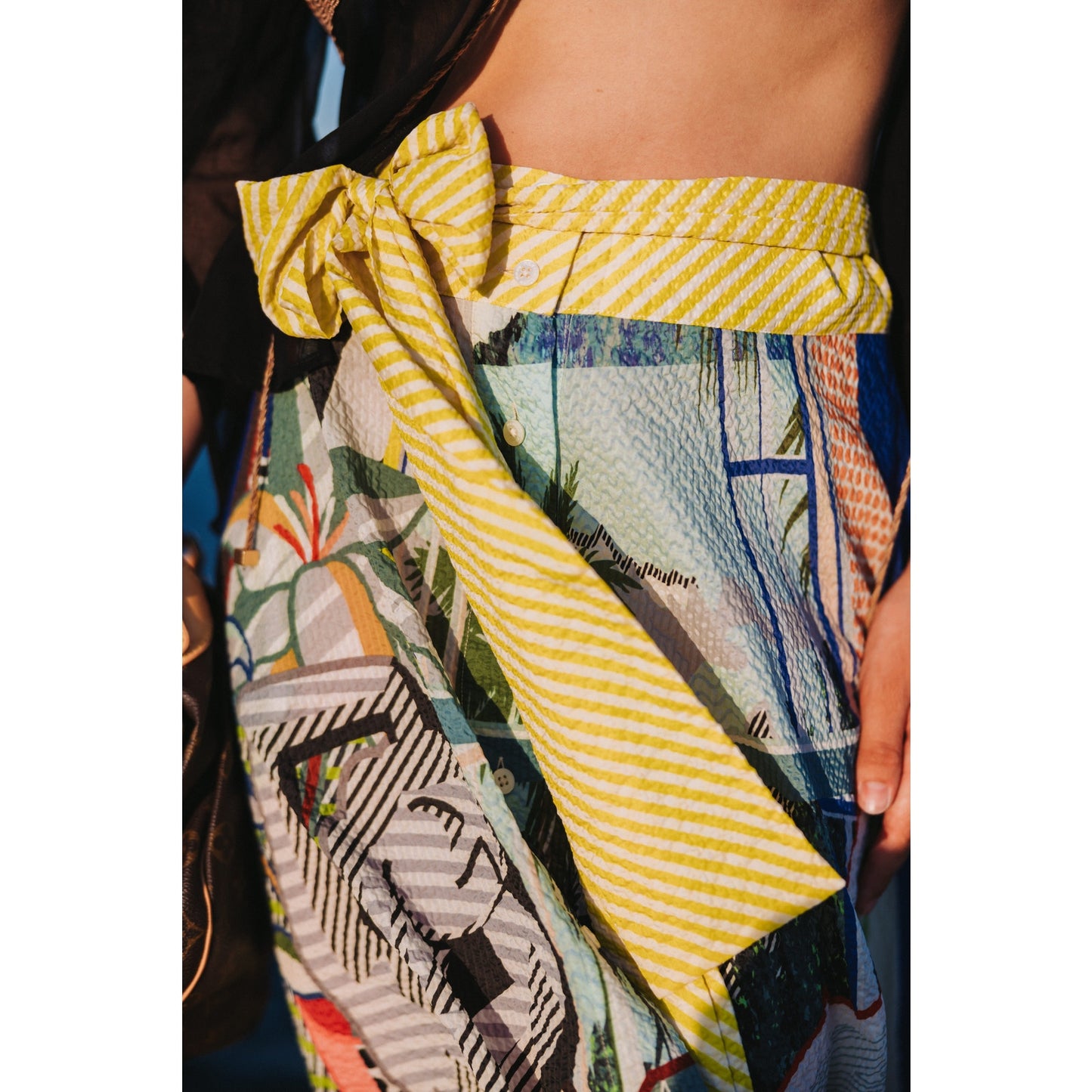 MARY KATRANTZOU Camilla Pop Art Maxi Skirt