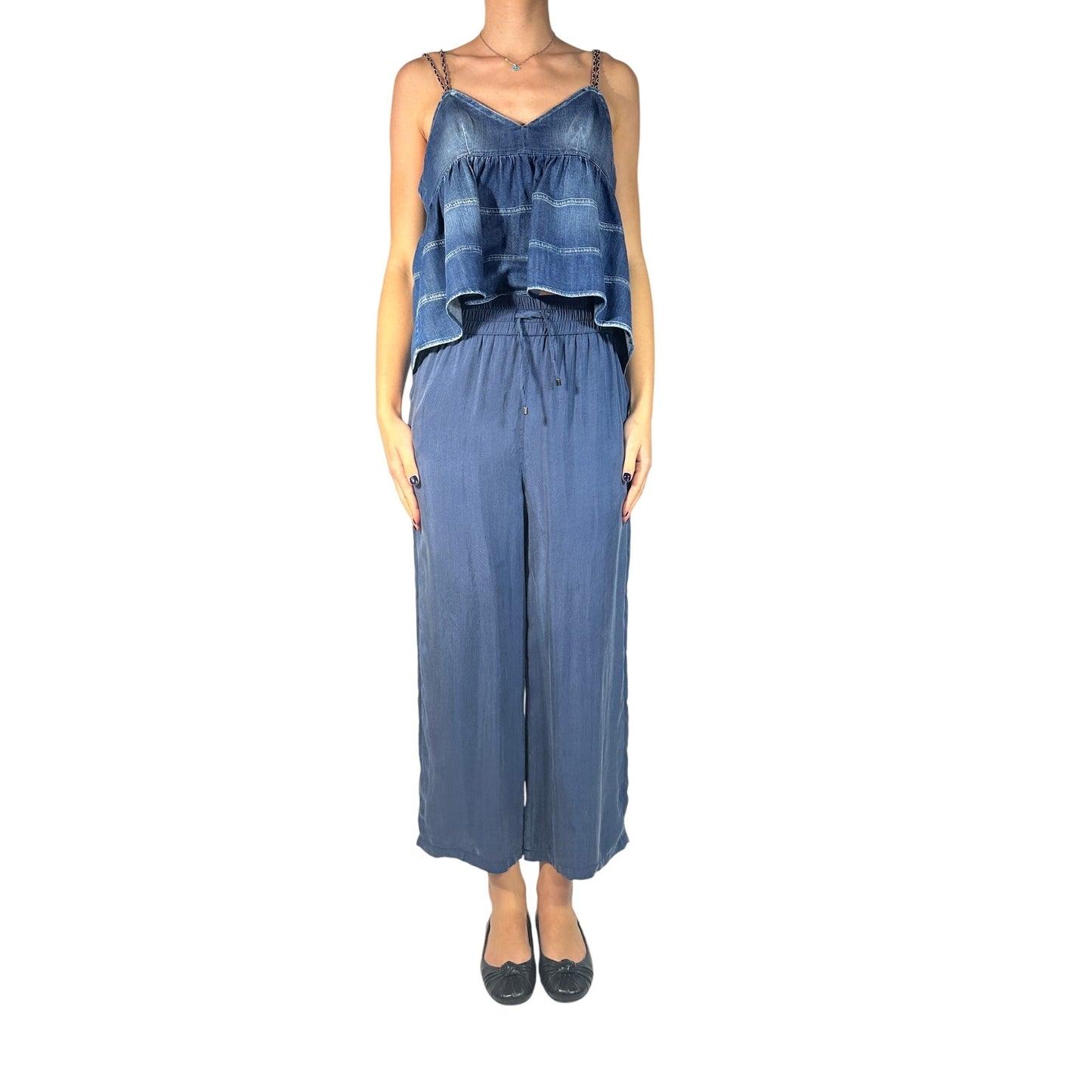 Emporio Armani Chambray Pants
