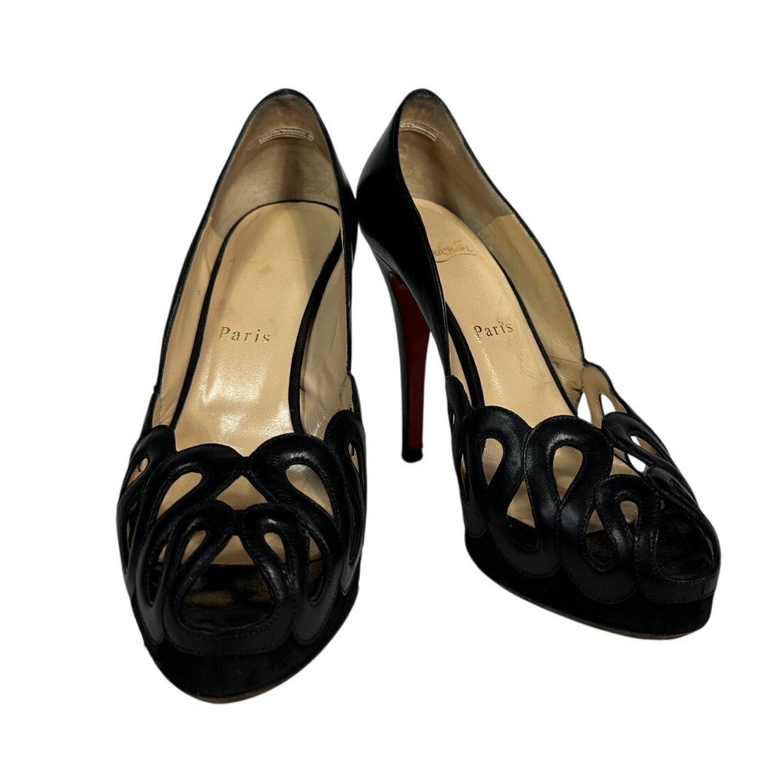 Туфли-лодочки CHRISTIAN LOUBOUTIN Gorgone 120 с открытым носком