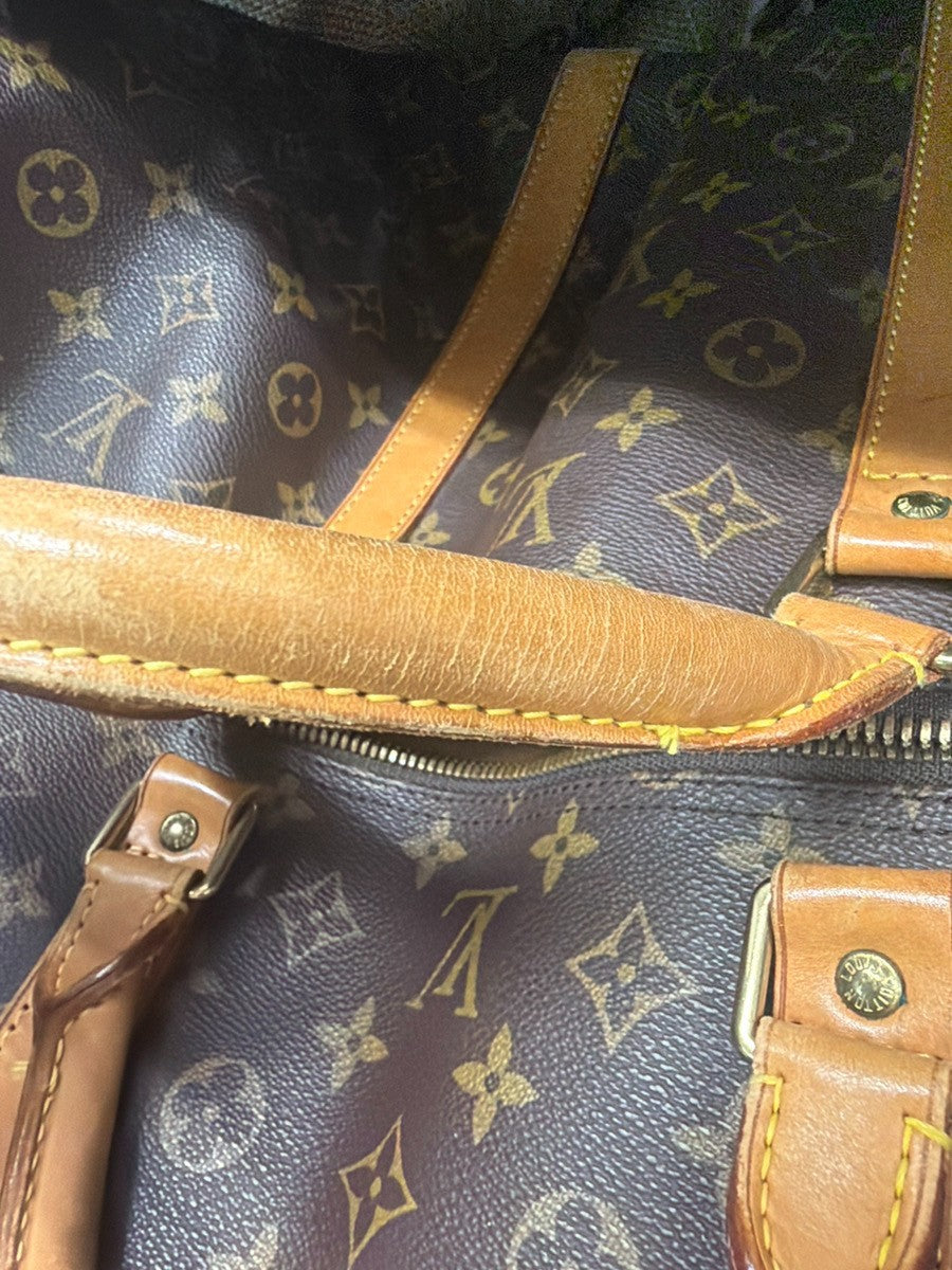 Louis Vuitton Keepall Bandouliere Monogram Canvas, Brown, Canvas, Travel Bag