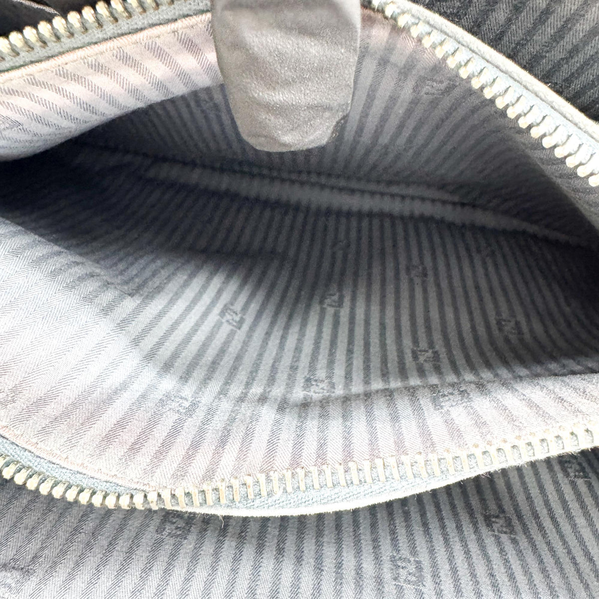 Fendi 2Jours Leather, Blue, Leather, Handbag