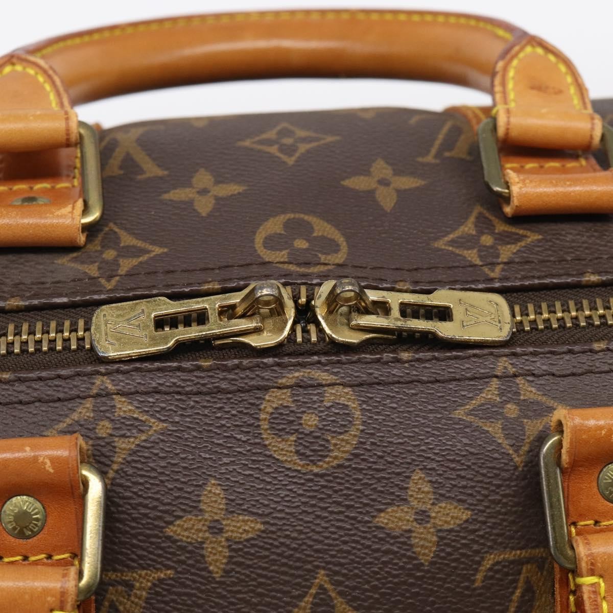 Louis Vuitton Keepall Bandouliere Monogram Canvas, Brown, Canvas, Travel Bag