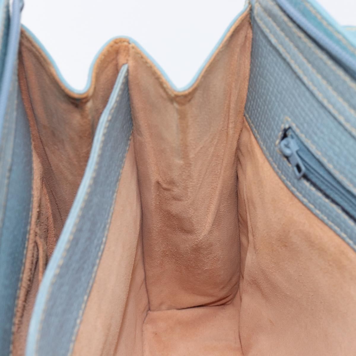 Loewe Tote Leather, Blue, Leather, Tote Bag