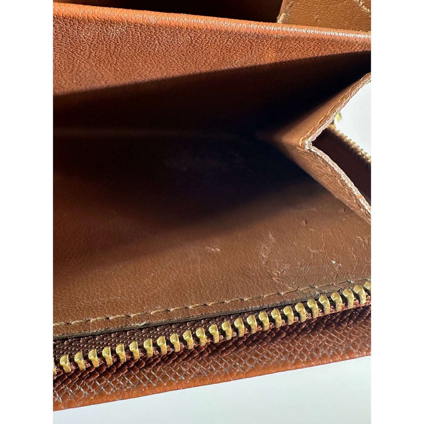 Louis Vuitton Mini Pochette Shoulder Bag Brown