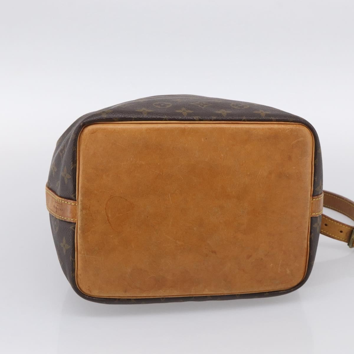 Louis Vuitton Petit Noe Monogram Canvas, Brown, Canvas, Handbag