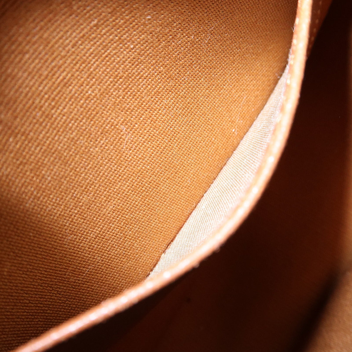 Celine Round Purse on Strap Triomphe Coated Canvas, Beige, Canvas, Crossbody Bag