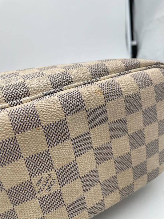 Louis Vuitton Neverfull Tote Damier, BLACK, CANVAS, Tote bag