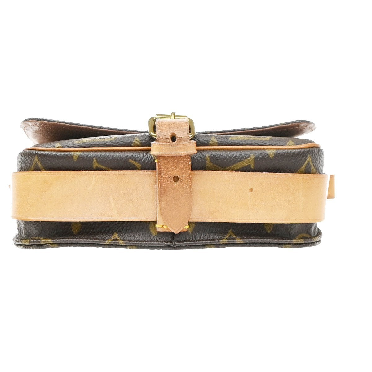 Louis Vuitton Cartouchiere Monogram Canvas, Brown, Canvas, Handbag