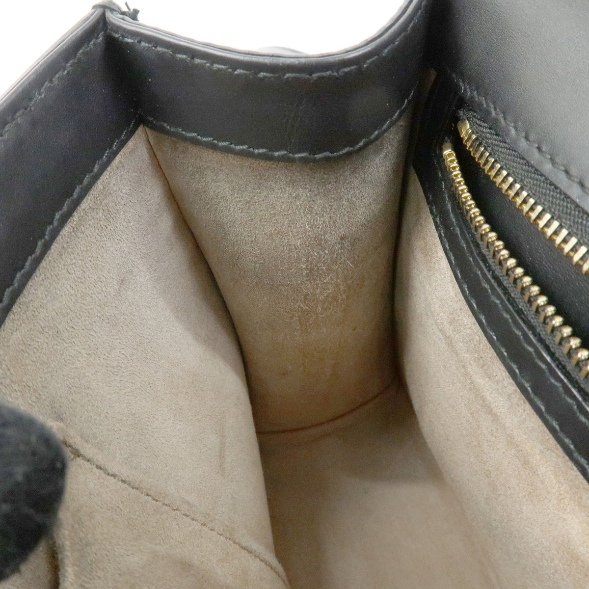 Gucci Sylvie Leather, Black, Leather, Shoulder Bag