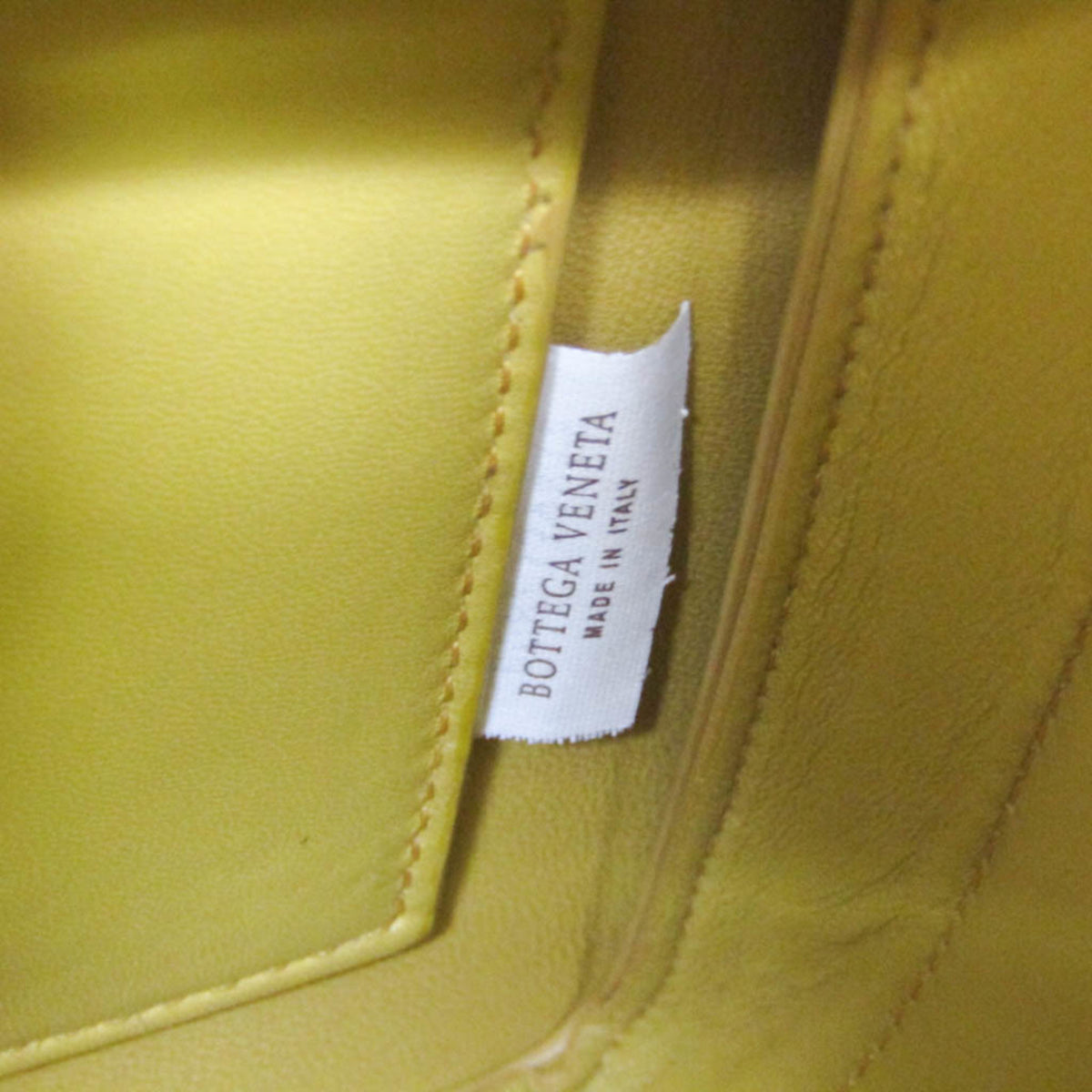 Bottega Veneta Marie Nappa Leather, Yellow, Leather, Shoulder Bag