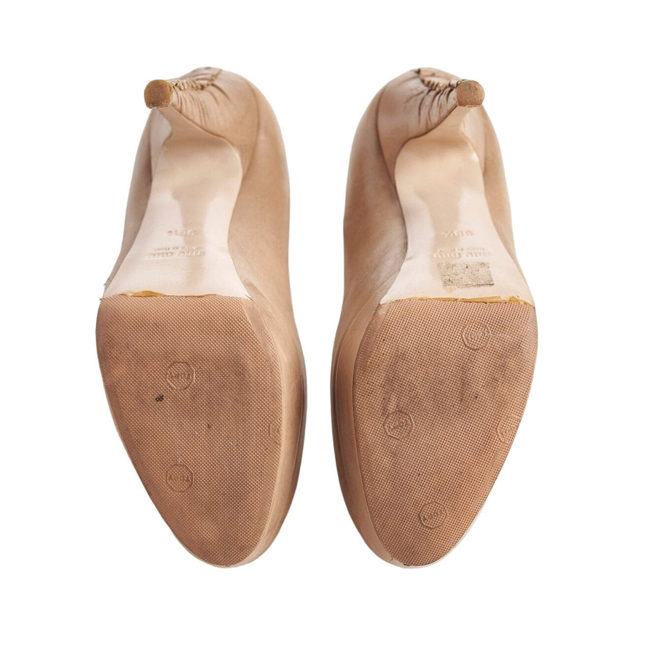 Туфли Miu Miu Pumps 8 US Sand Beige