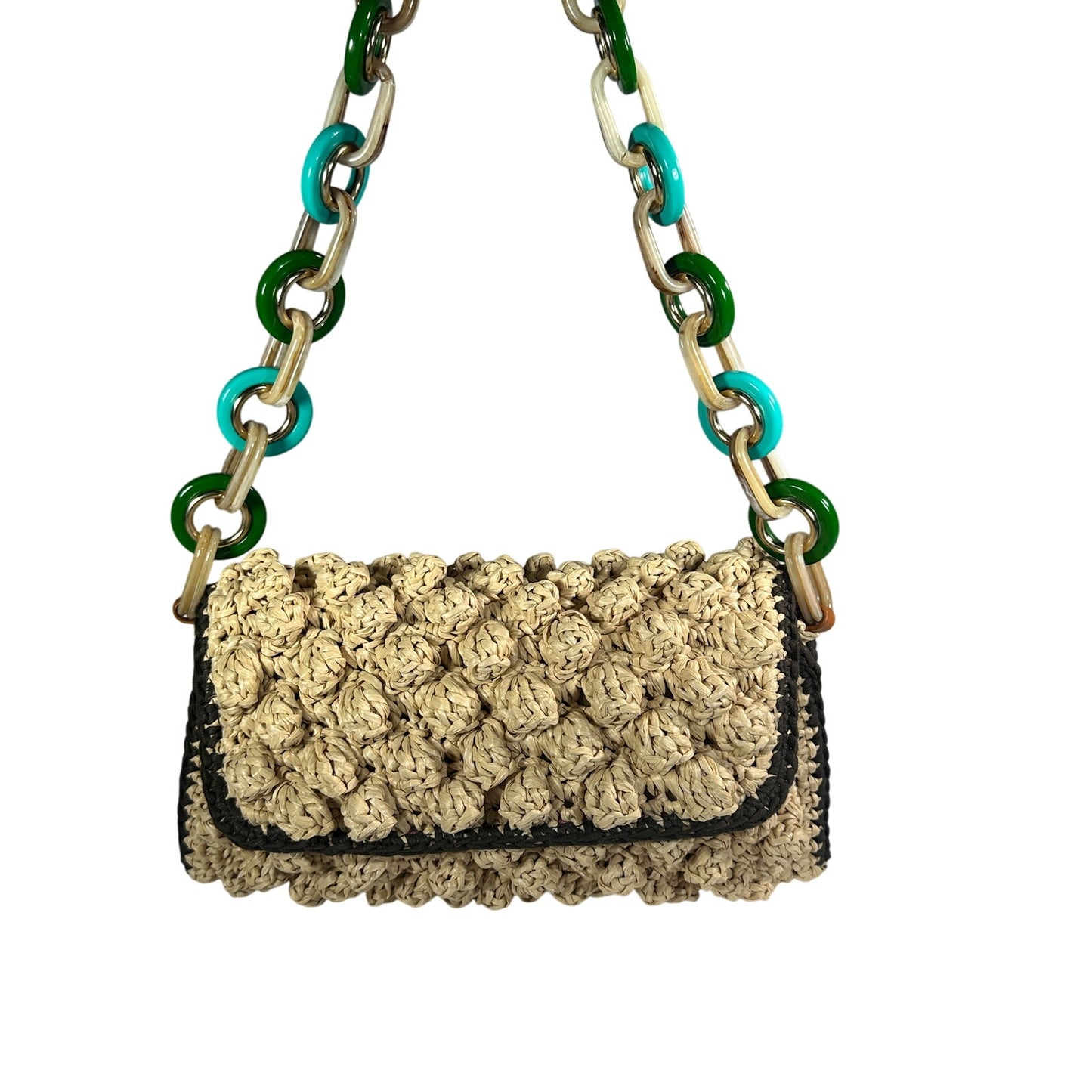 MISSONI Raffia Shoulder Bag