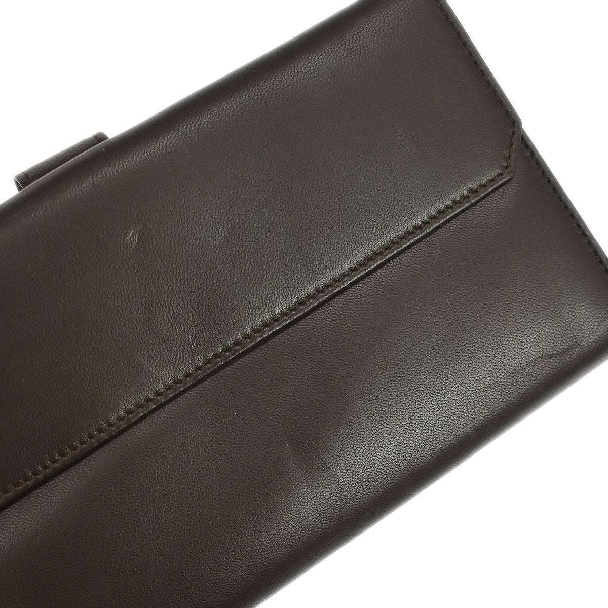 Loewe Anagram Leather, Brown, Leather, Wallet