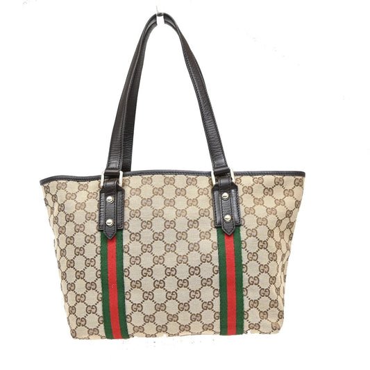 Gucci Jolicoeur GG Canvas, Brown, Canvas, Tote Bag