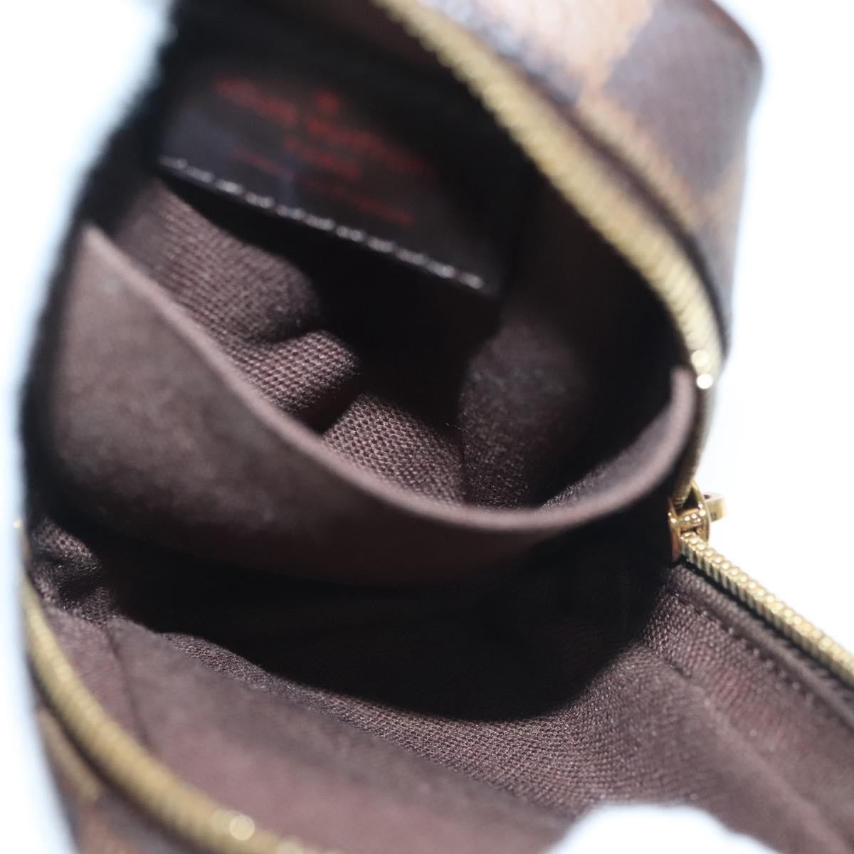 Louis Vuitton Etui Okapi Camera Case Damier, Brown, Canvas, Clutch