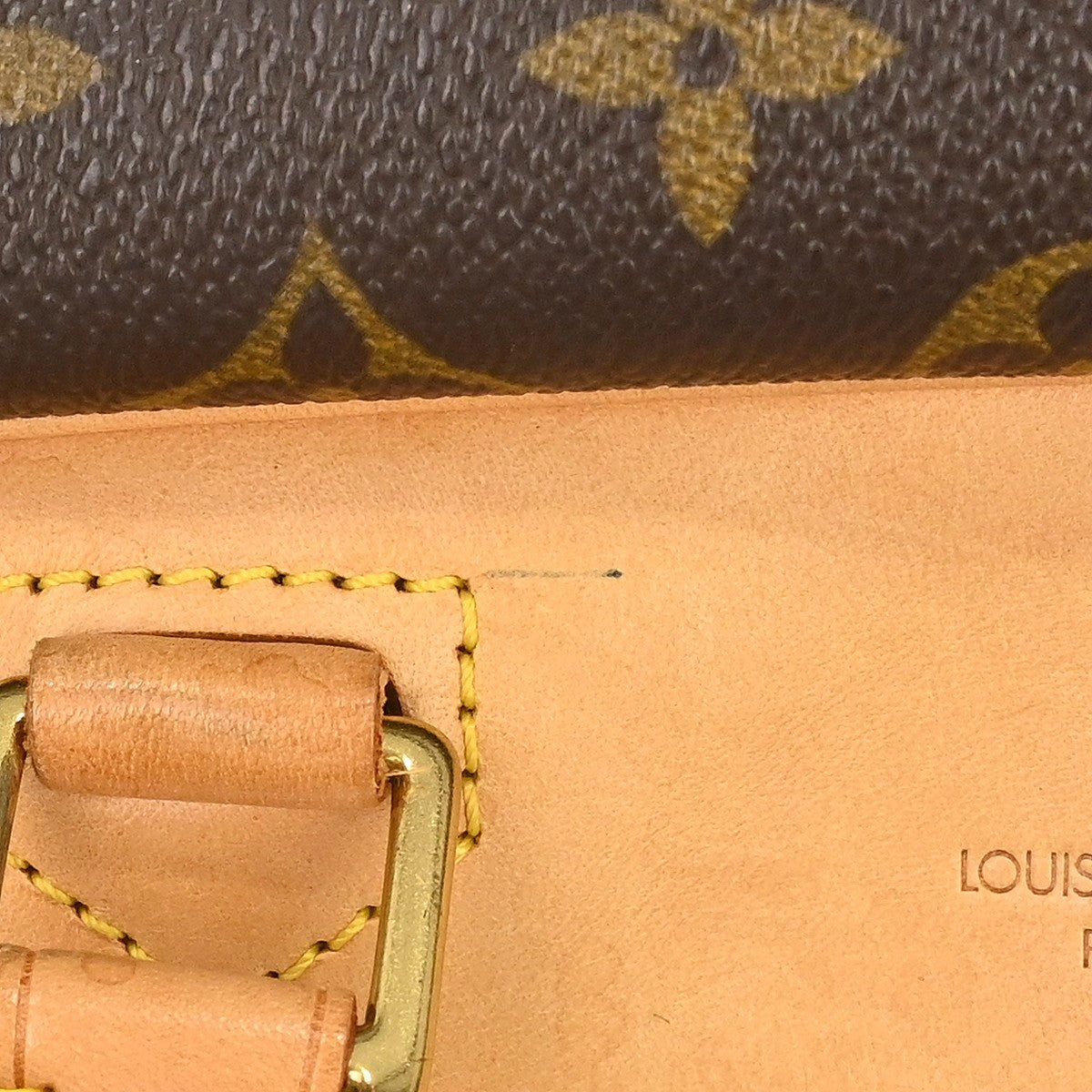 Louis Vuitton Deauville Monogram Canvas, Brown, Canvas, Handbag