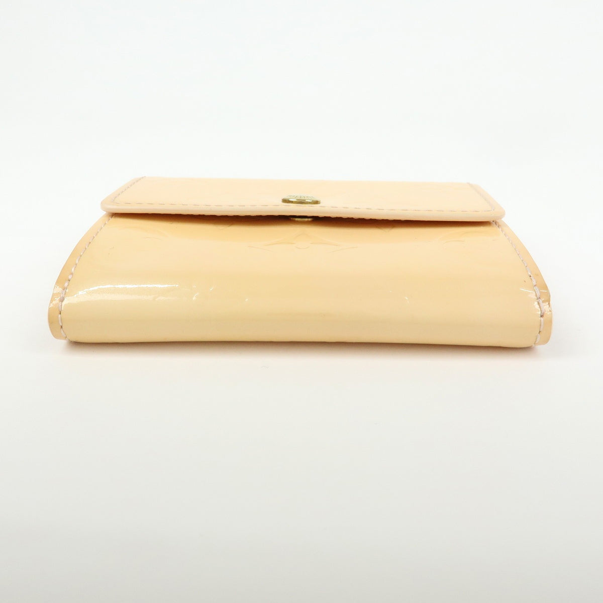 Louis Vuitton Ludlow Vernis, Beige, Patent Leather, Wallet