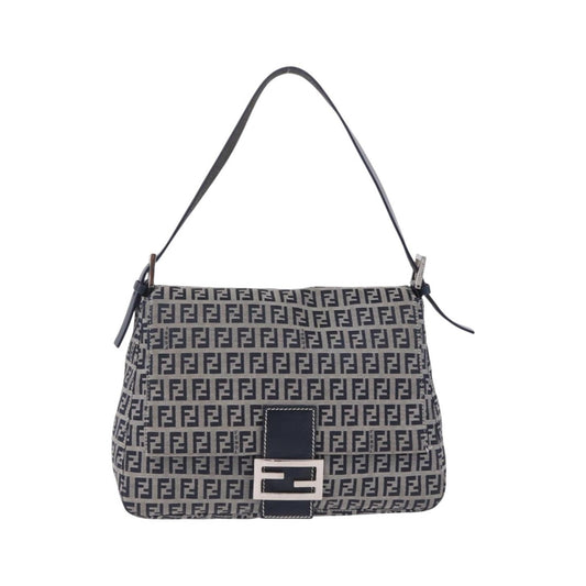 Fendi Fendi mamma baguette Monogram Canvas, Navy, Canvas, Handbag