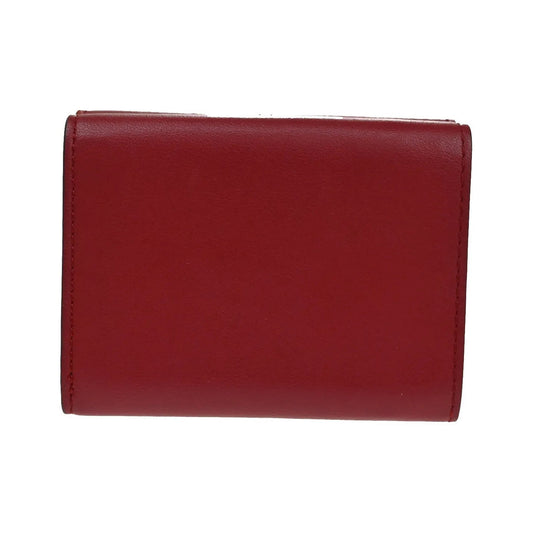 Fendi Peekaboo Leather, Red, Leather, Wallet