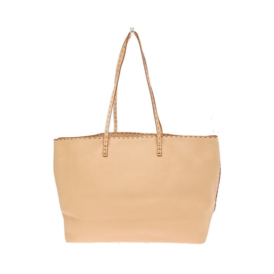 Fendi Roll Tote Selleria Leather, Orange, Leather, Tote Bag