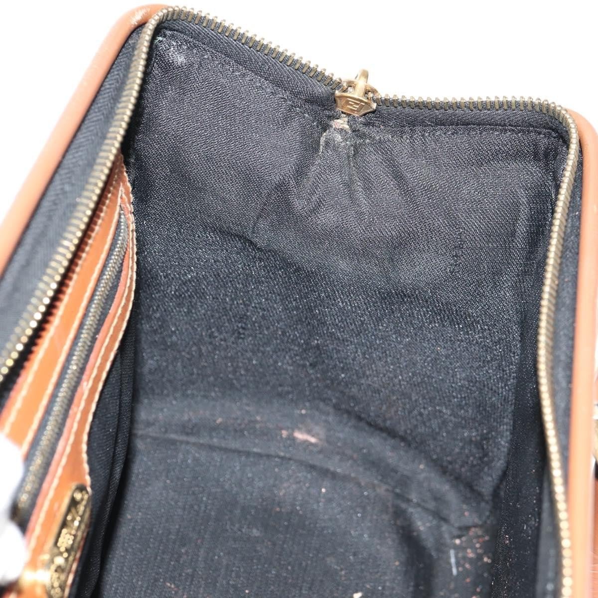 Fendi Vintage Pequin Convertible Boston Bag - Brandsamsara