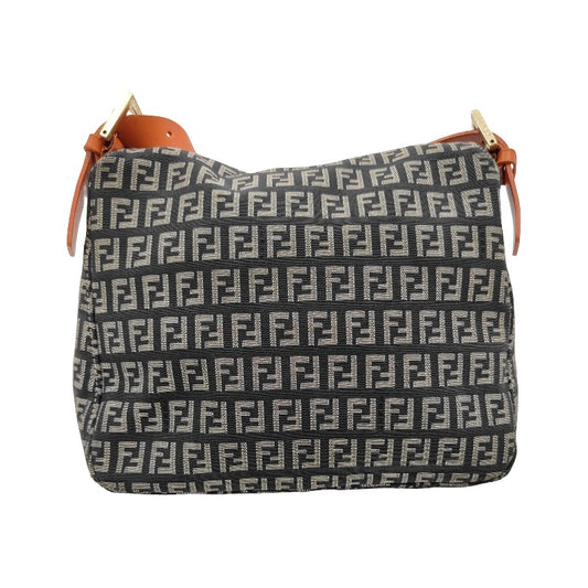 Fendi Zucchino Canvas Mamma Baguette canvas, Khaki, Canvas, Shoulder Bag
