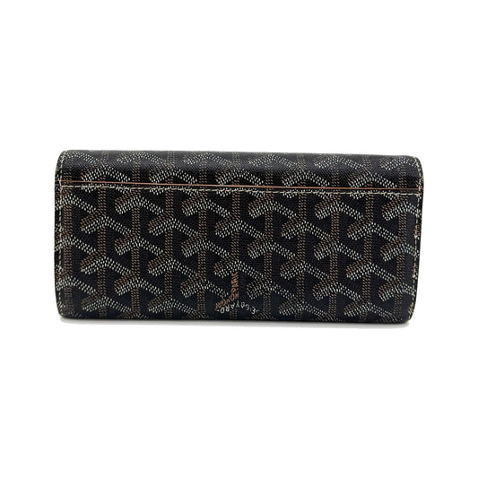 Goyard Richelieu Coated Canvas, Black, Canvas, Wallet