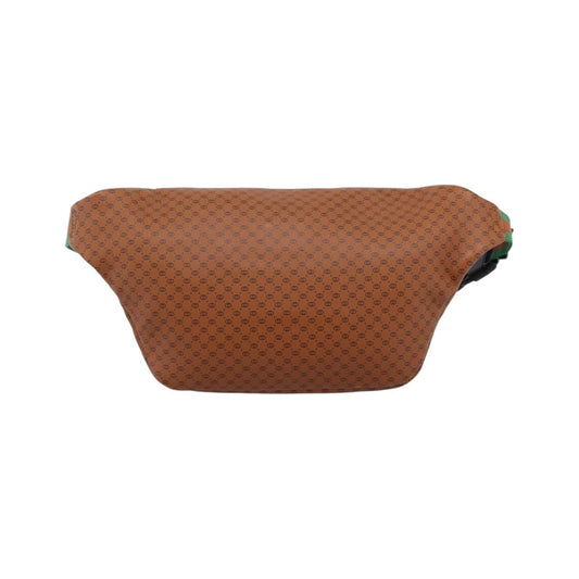 Gucci Dapper Dan Belt GG Print Leather, Brown, Leather, Clutch