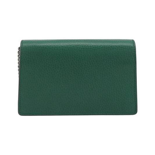 Gucci Dionysus Leather, Green, Leather, Shoulder Bag